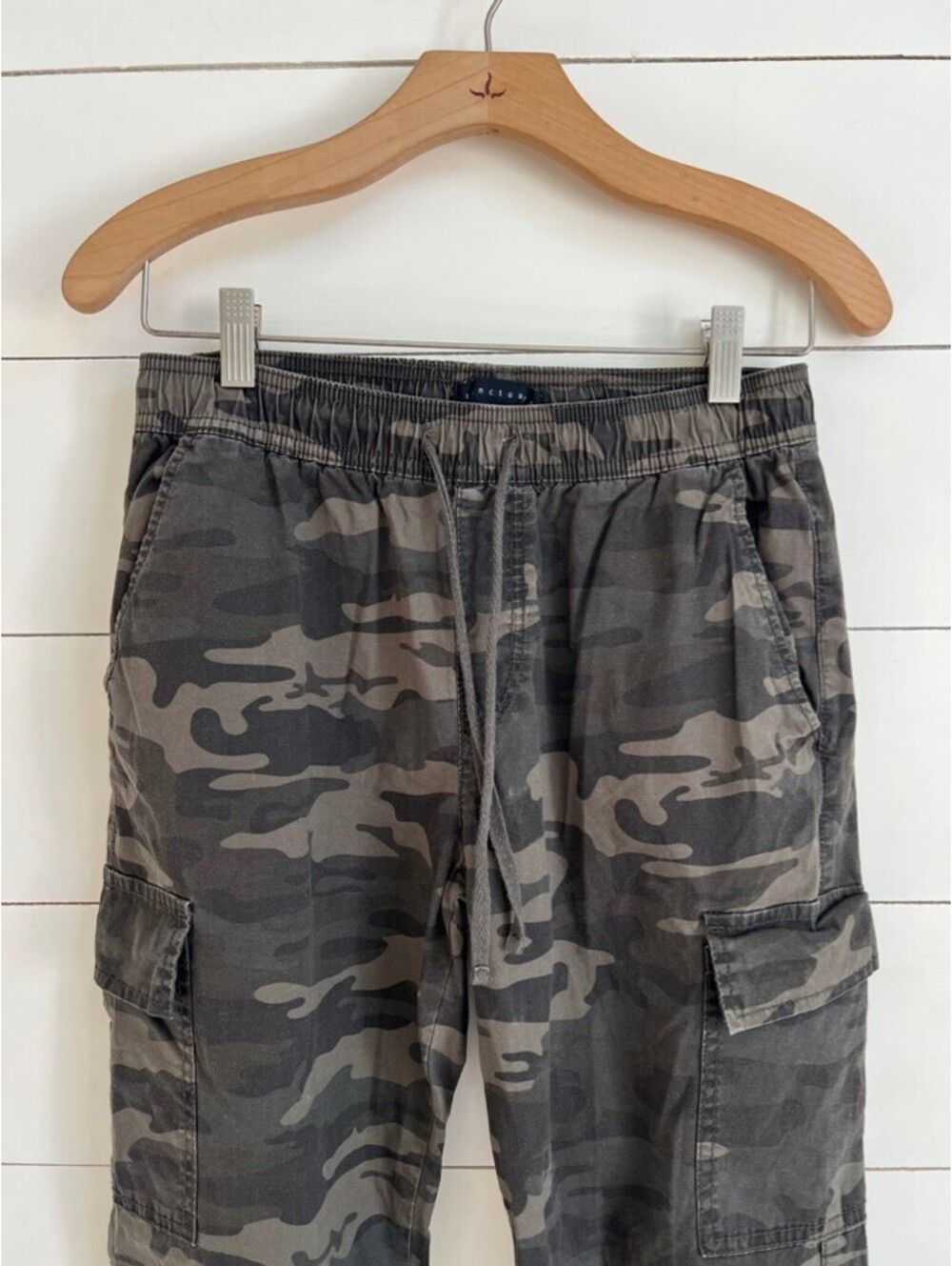 Sanctuary Camouflage Lightweight Cargo Joggers Women's Size Small Streetwear - Picture 2 of 7
